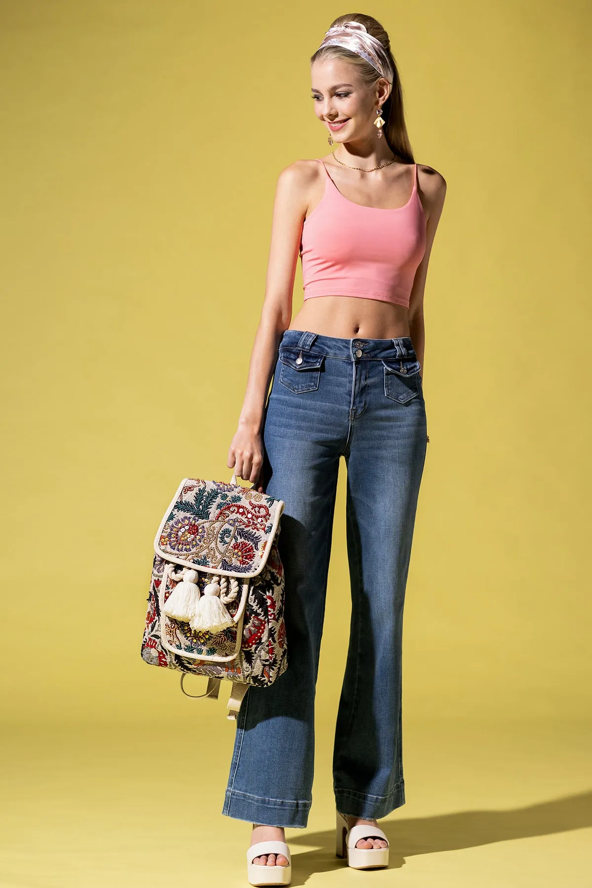 Bohemian Blossom Backpack