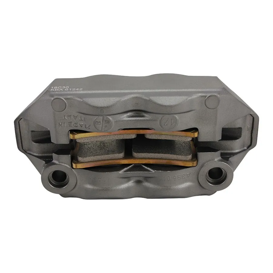 Brembo M4 Radial Brake Caliper Left Side Silver 4 Piston.
