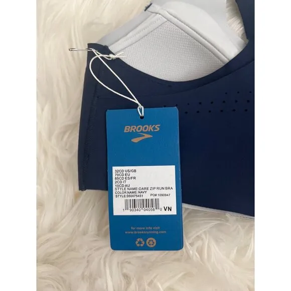 Brooks Dare Zip Run Sports Bra