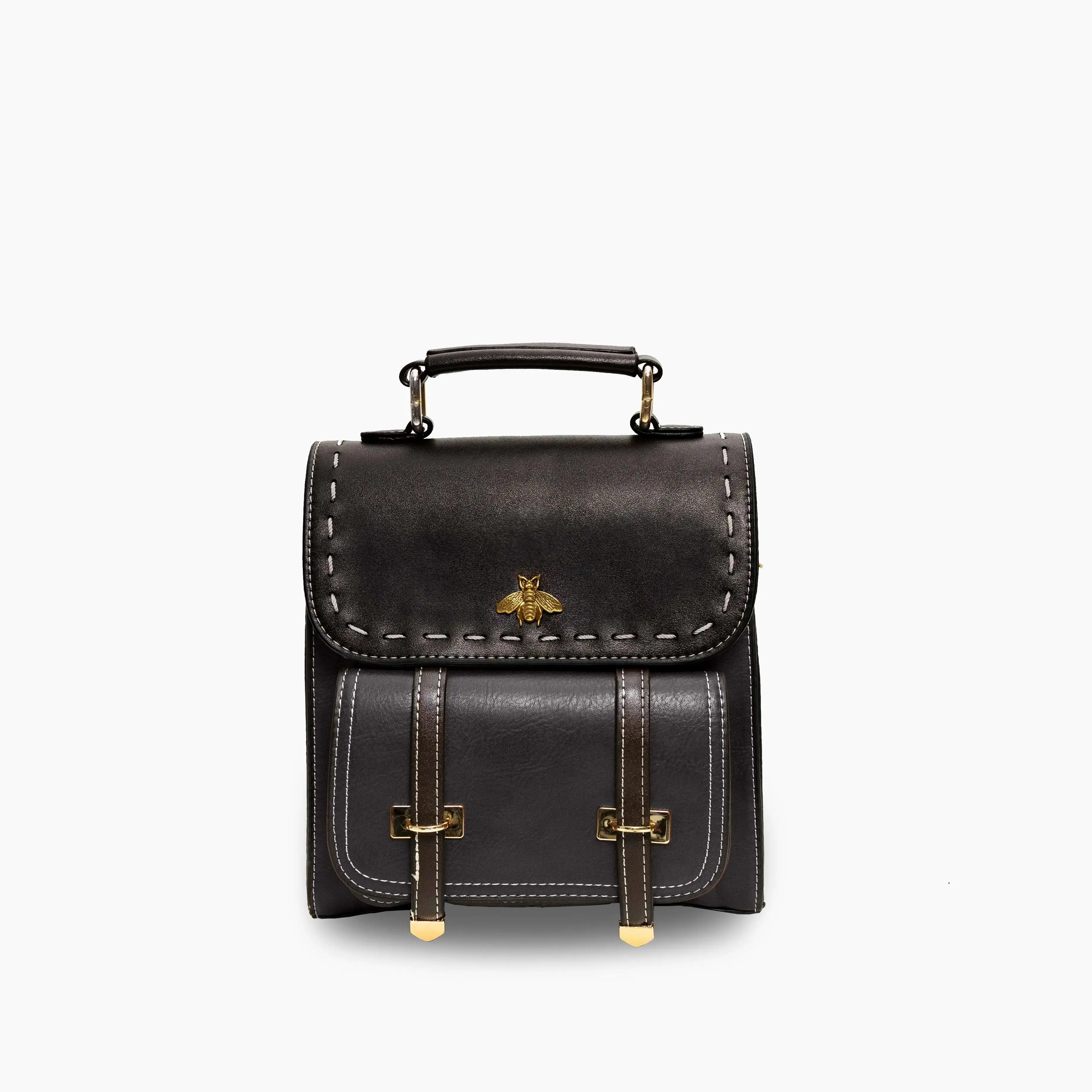 Bumblebee Leather Backpack Handbag