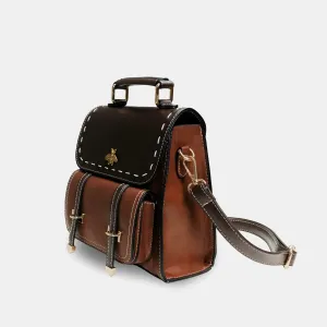Bumblebee Leather Backpack Handbag