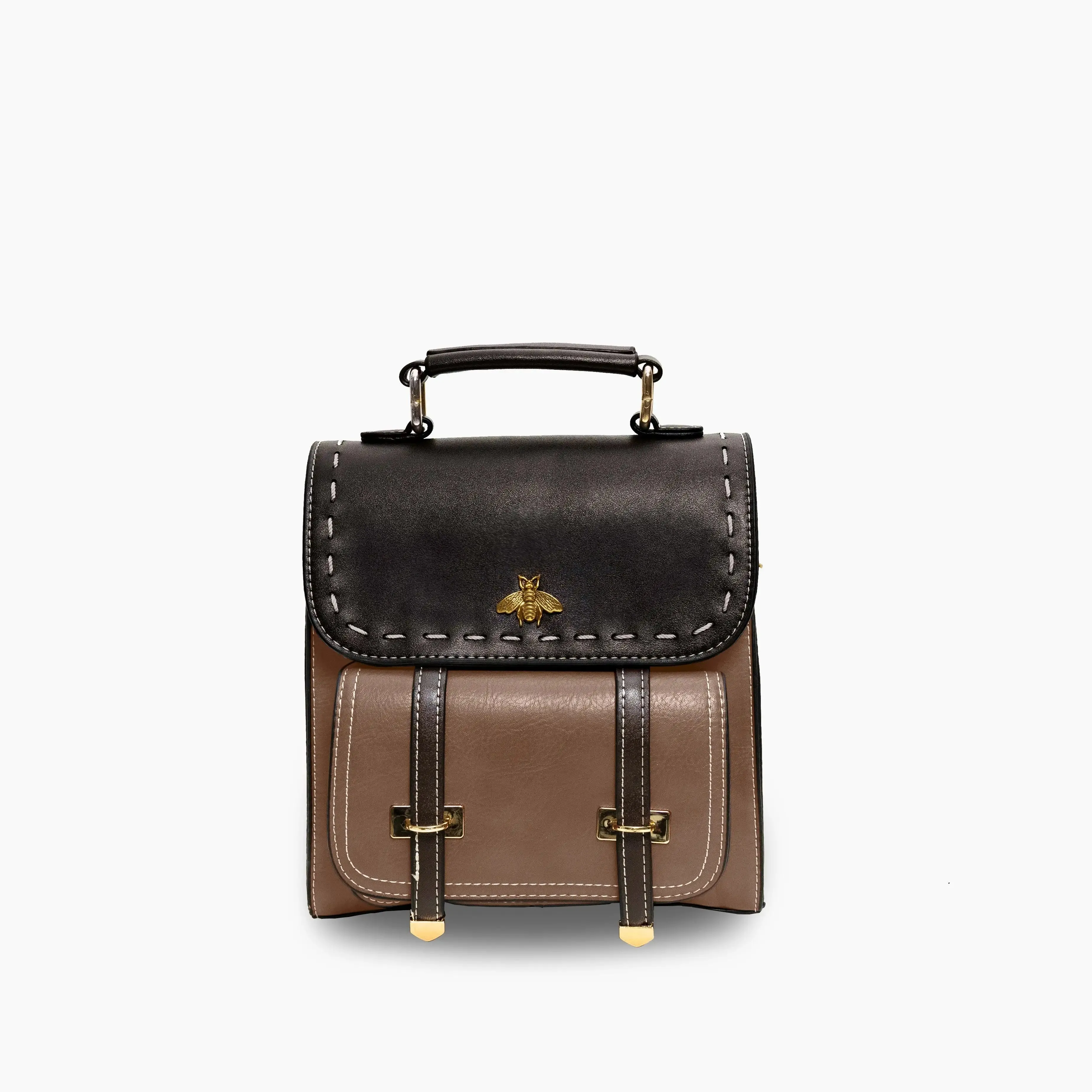 Bumblebee Leather Backpack Handbag