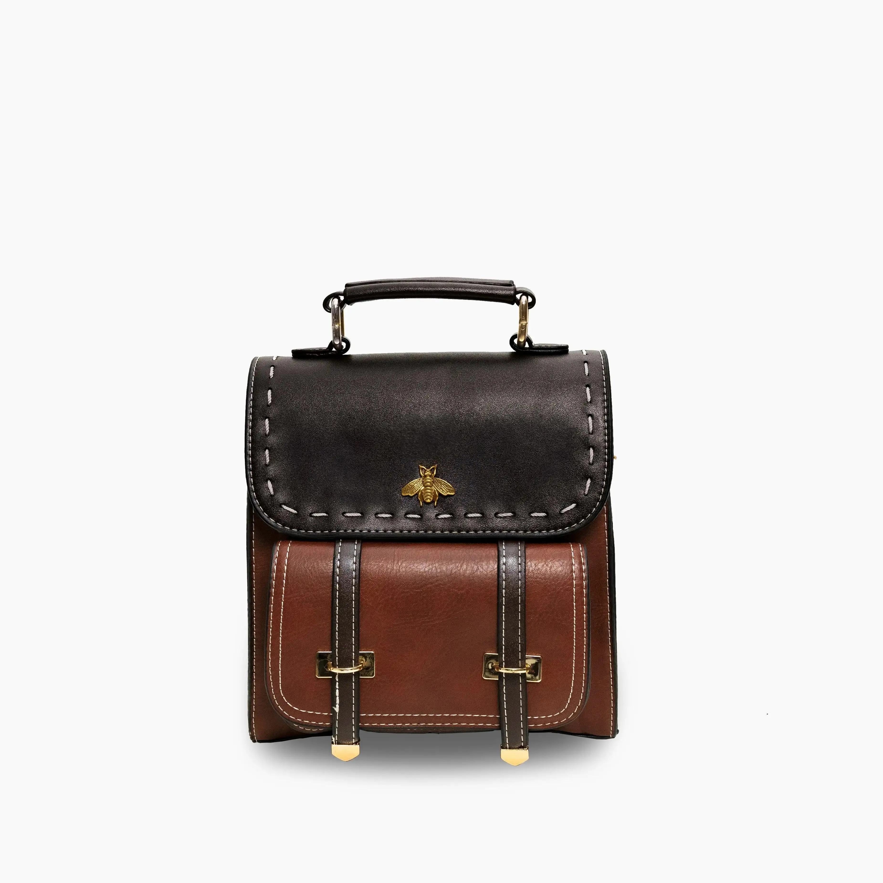 Bumblebee Leather Backpack Handbag