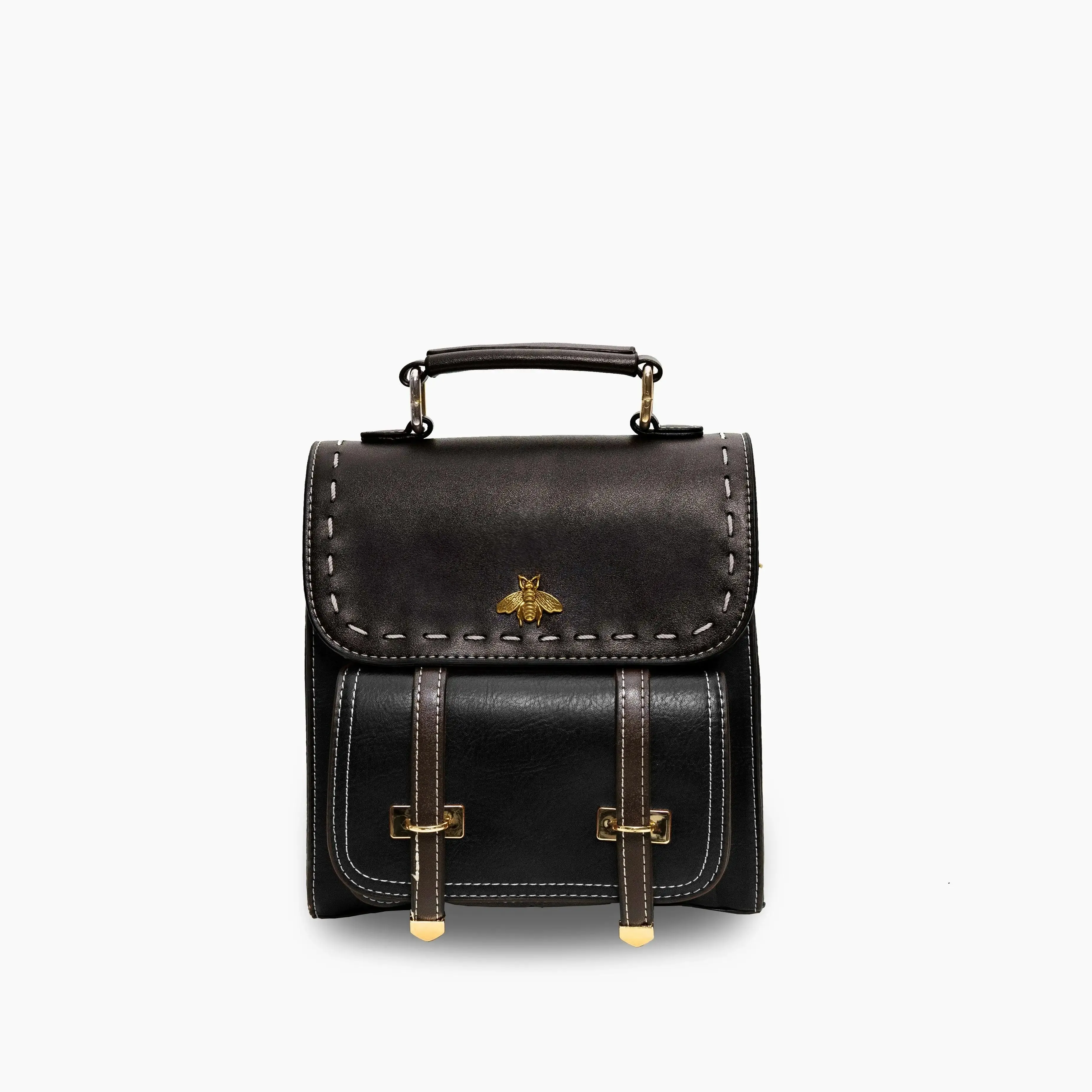 Bumblebee Leather Backpack Handbag