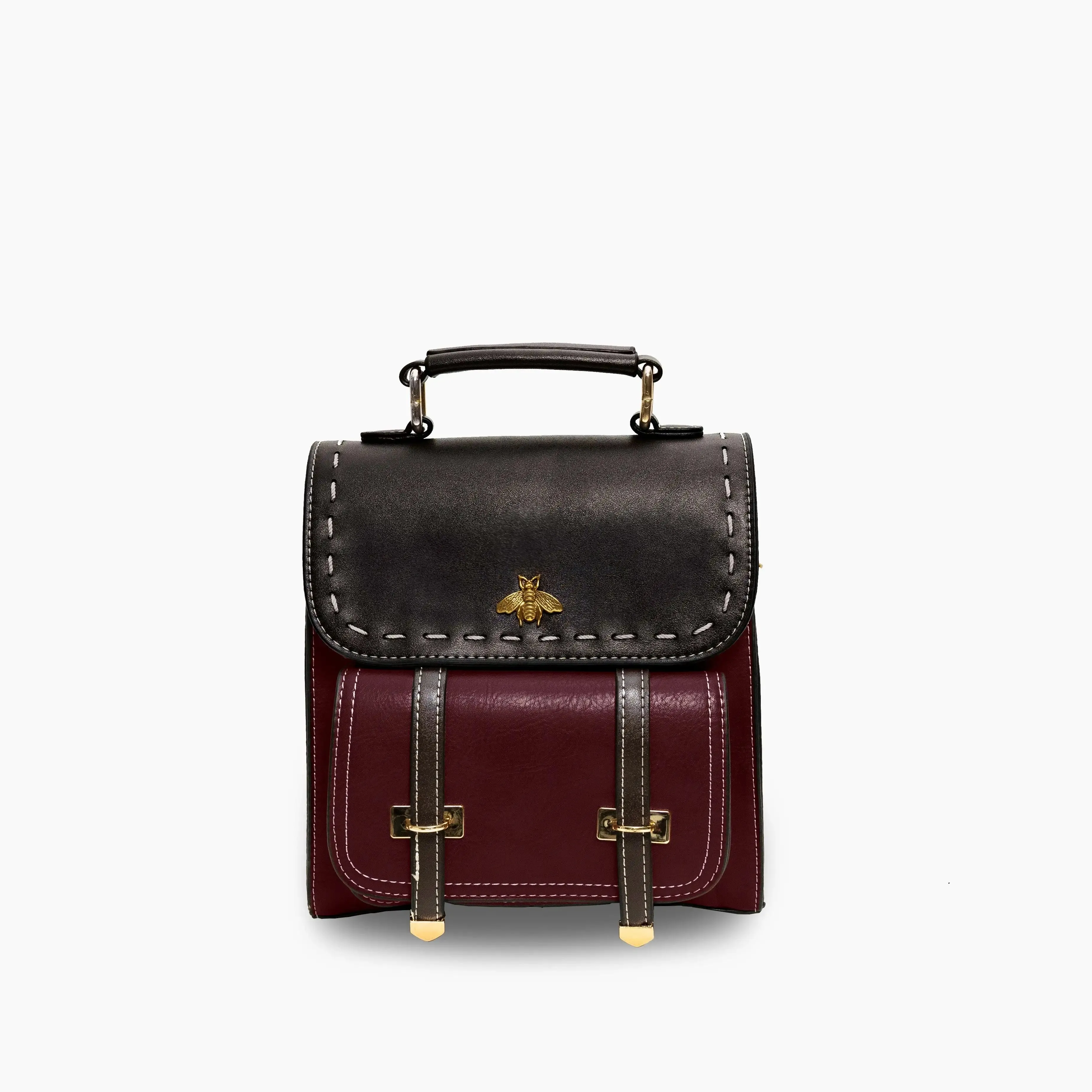 Bumblebee Leather Backpack Handbag