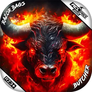 Butcher | Fire Buffalo | ACL PRO Razor Cornhole Bags