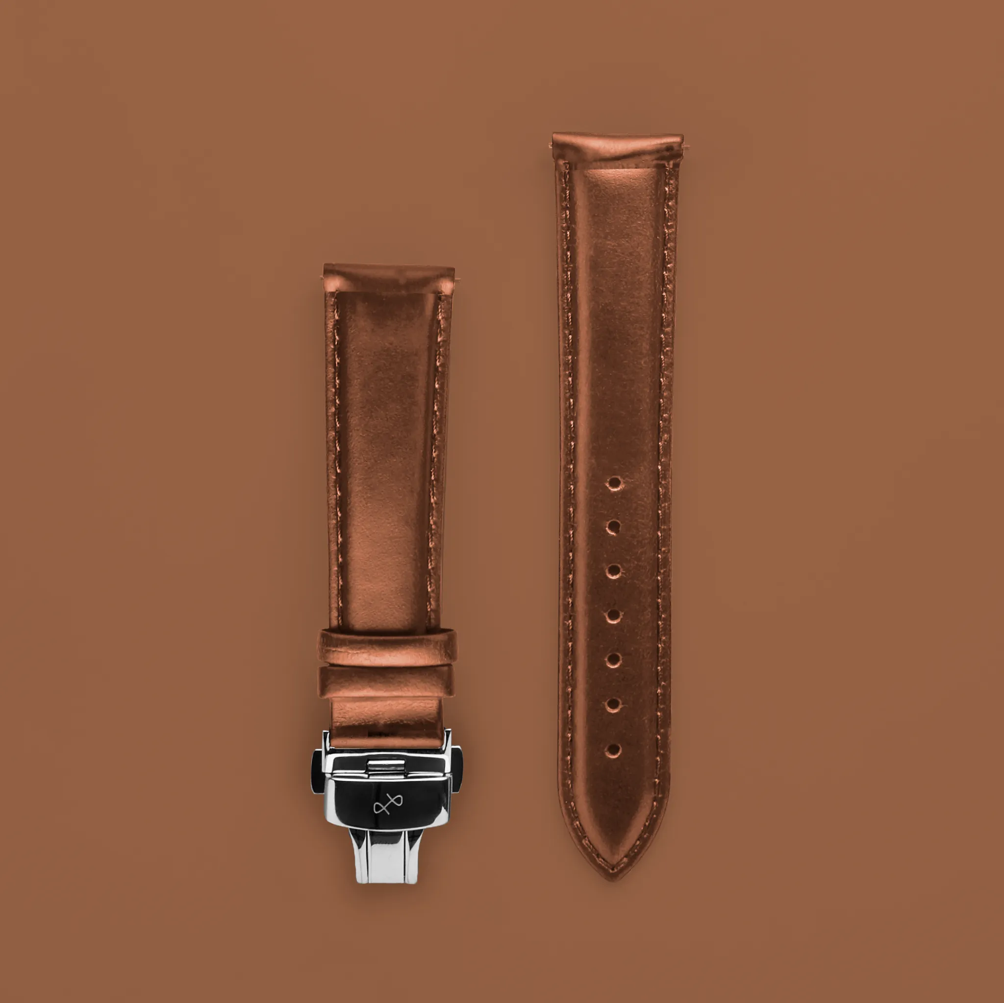 Butterfly Clasp - Brown