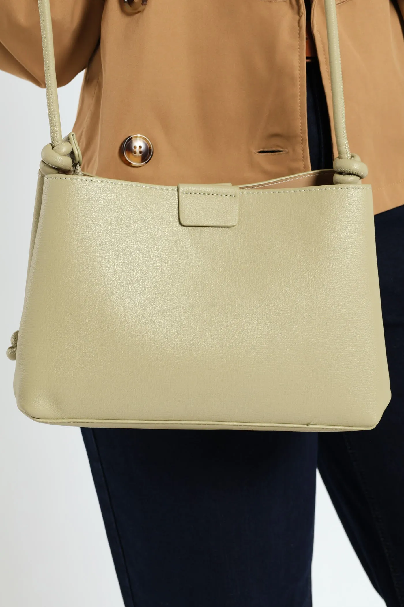 Camille Crossbody Sling Bag - Sage Green