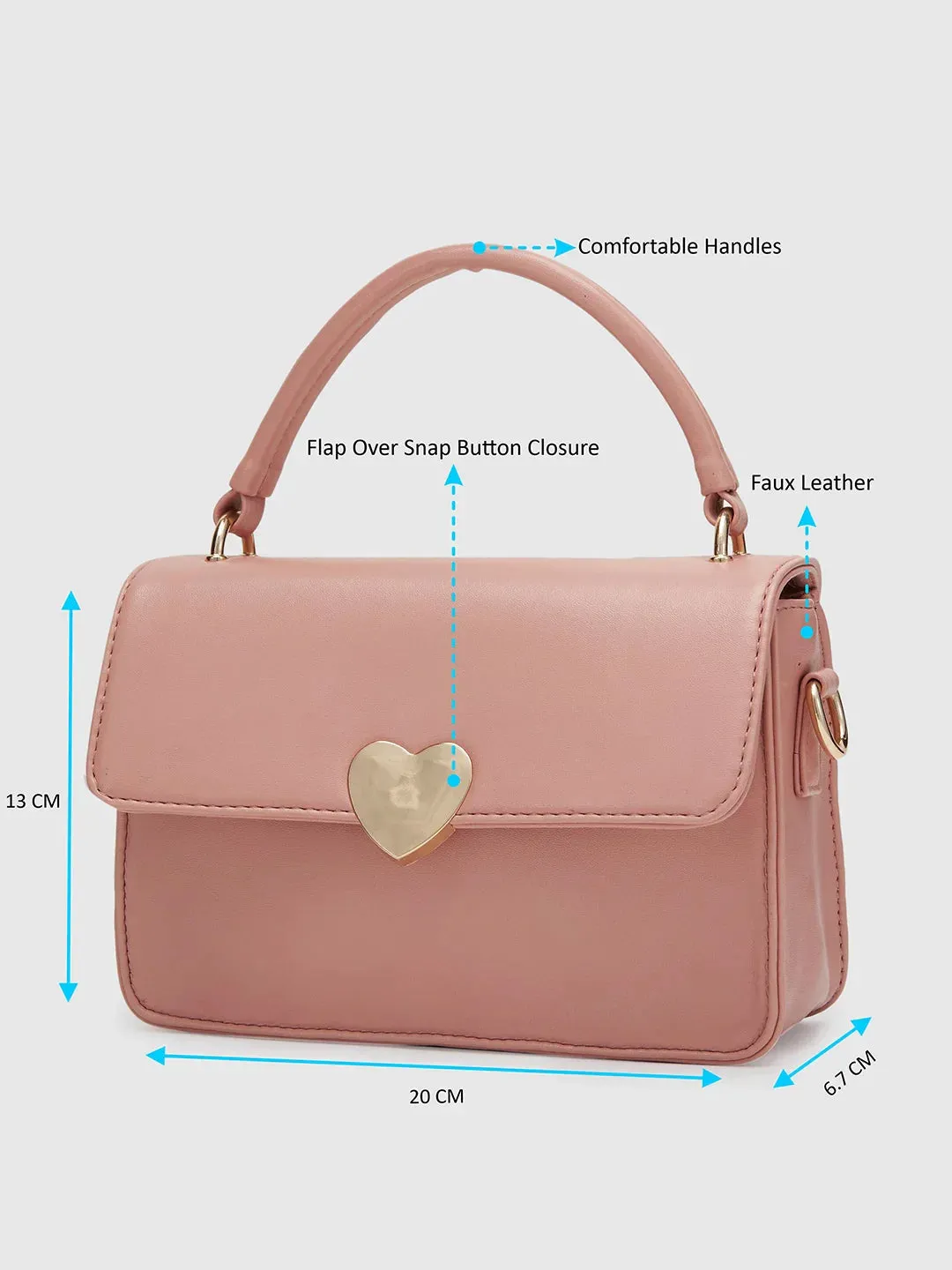 Caprese Milena Medium Blush Sling Bag