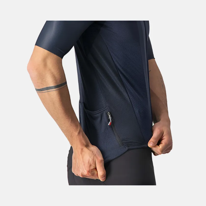 Castelli Endurance Elite Men's Cycling Jersey -Savile Blue