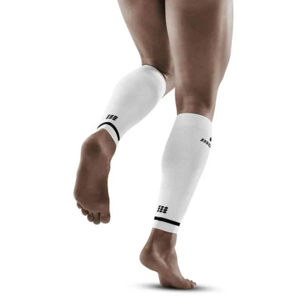 CEP The Run Compression Calf Sleeves Mens - White