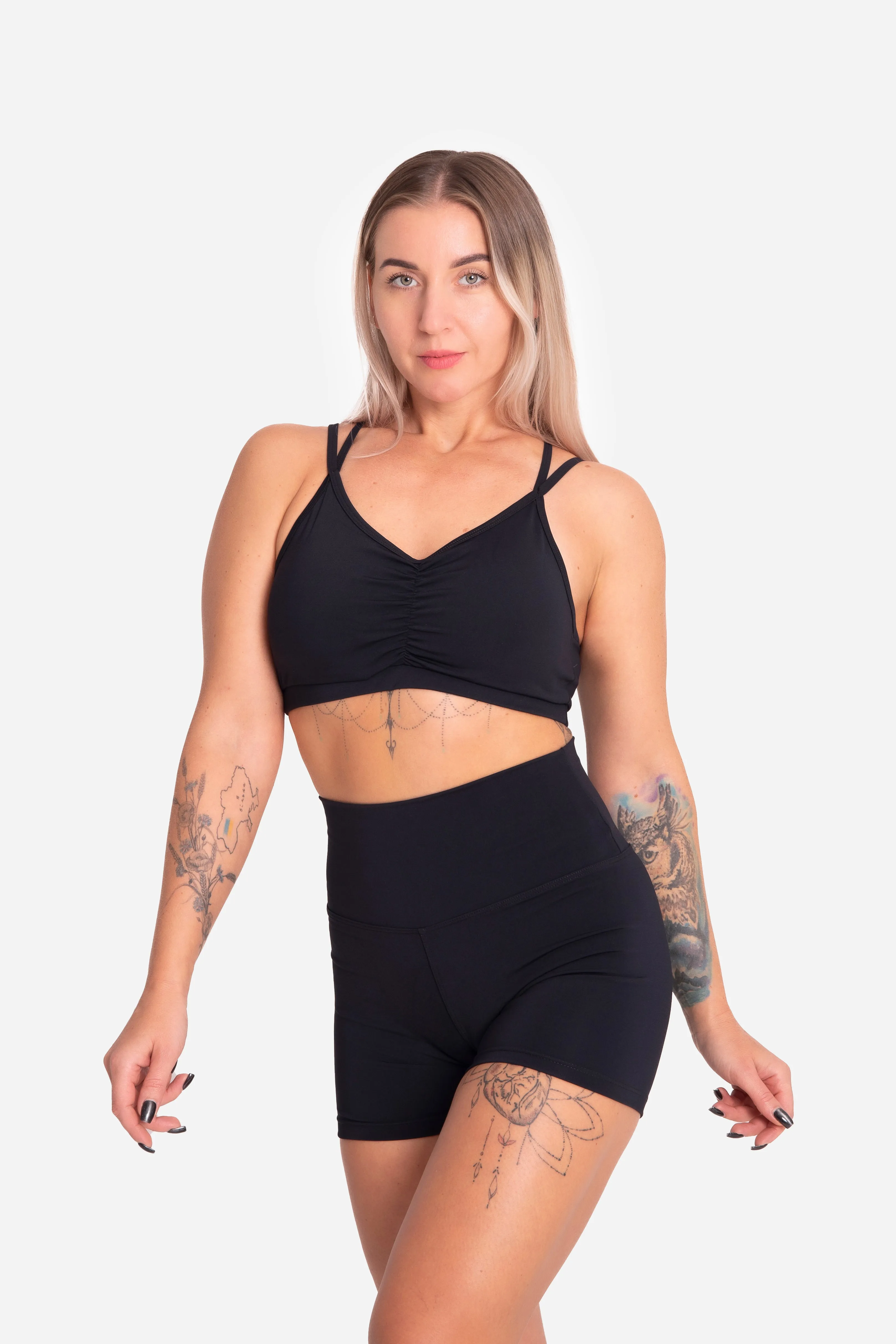 Charcoal Sports Bra