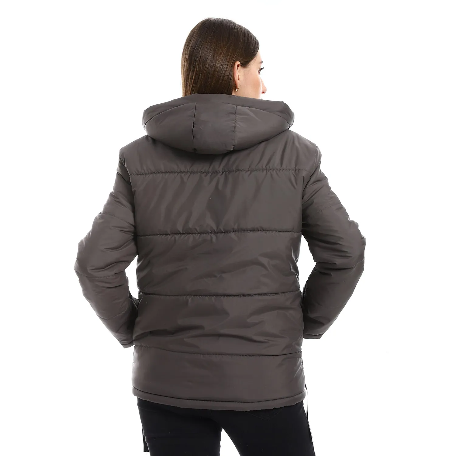 charcoal_waterproof_zipper_bomber_jacket