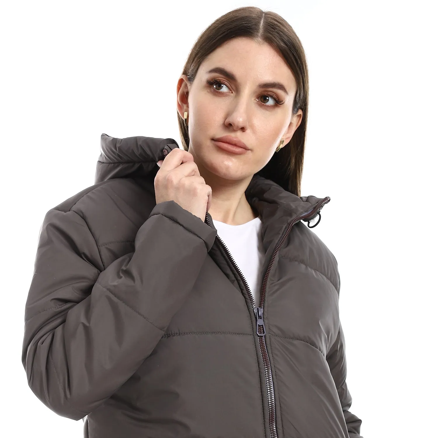 charcoal_waterproof_zipper_bomber_jacket