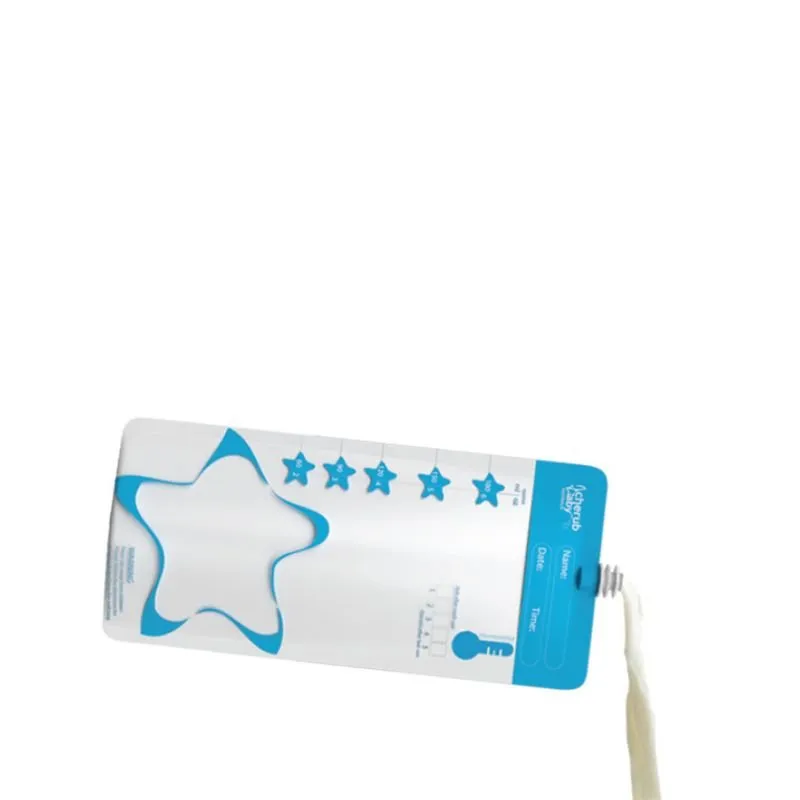 Cherub Baby Reusable Thermosensor Breast Milk Bags 180mL 50 Uses (10pk)