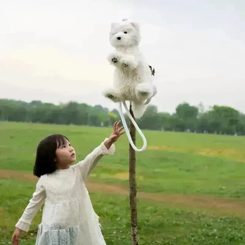 Chongker Westie White Dog Backpack