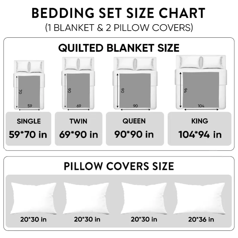 Cozy Charm 3-Piece Quilted Bedding Set NCU0NVH147