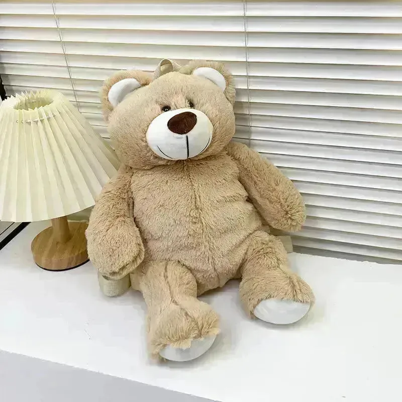 Cute Bear Plush Backpack (35 cm)