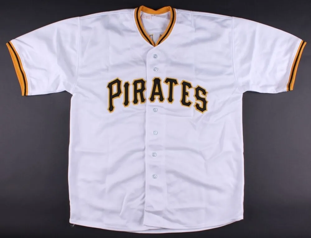 David Freese Signed Pirates White Jersey (TSE Hologram) World Series MVP (2011)