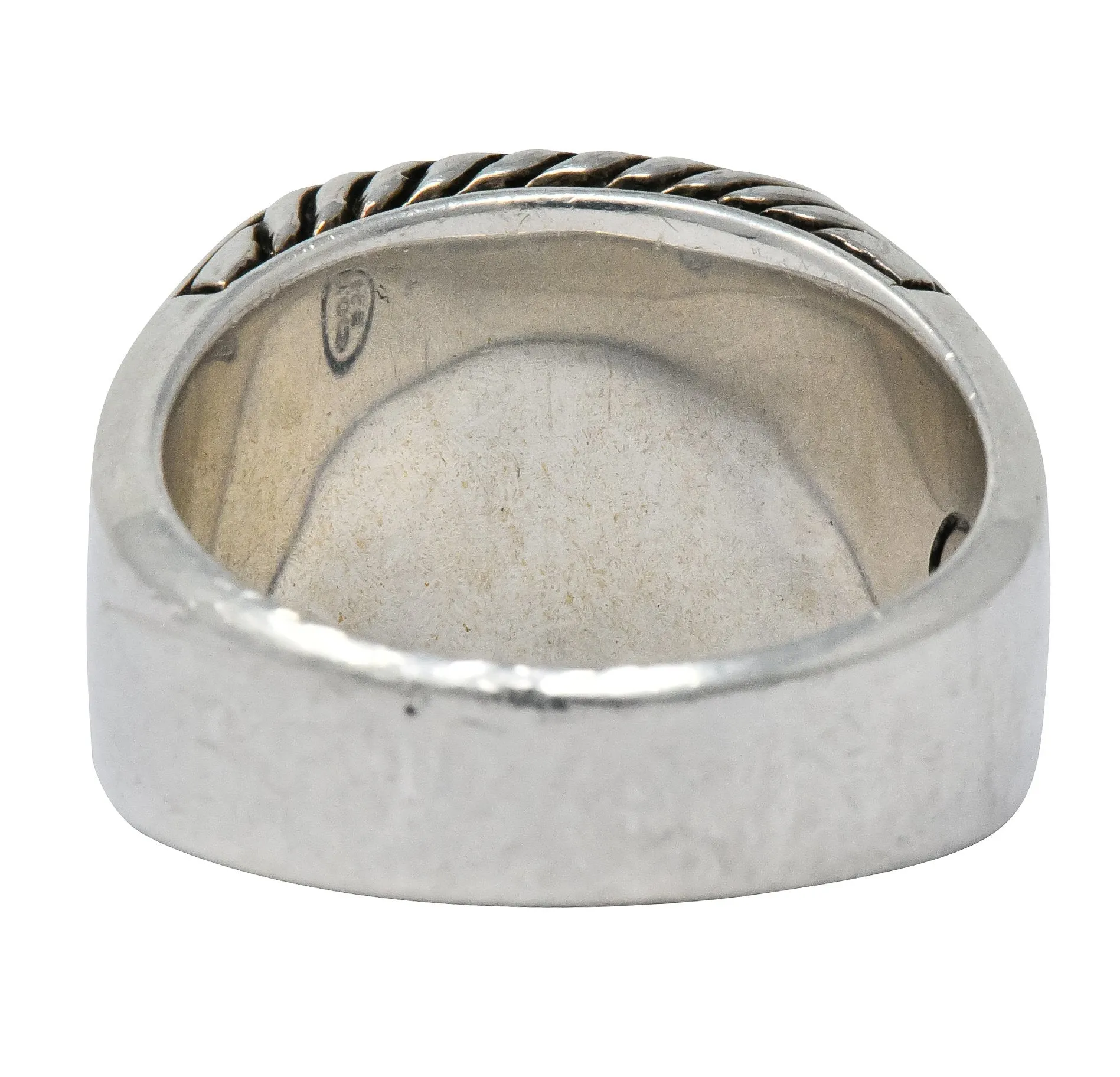 David Yurman Jasper Sterling Silver Men's Exotic Stone Ring