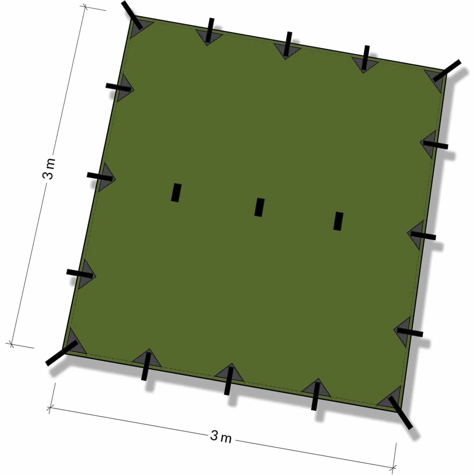 DD Tarp 3x3 meters
