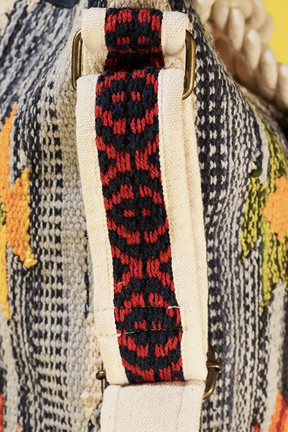 Denim Tassel Crossbody