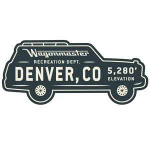 Denver, Colorado - Recreation Department Sticker