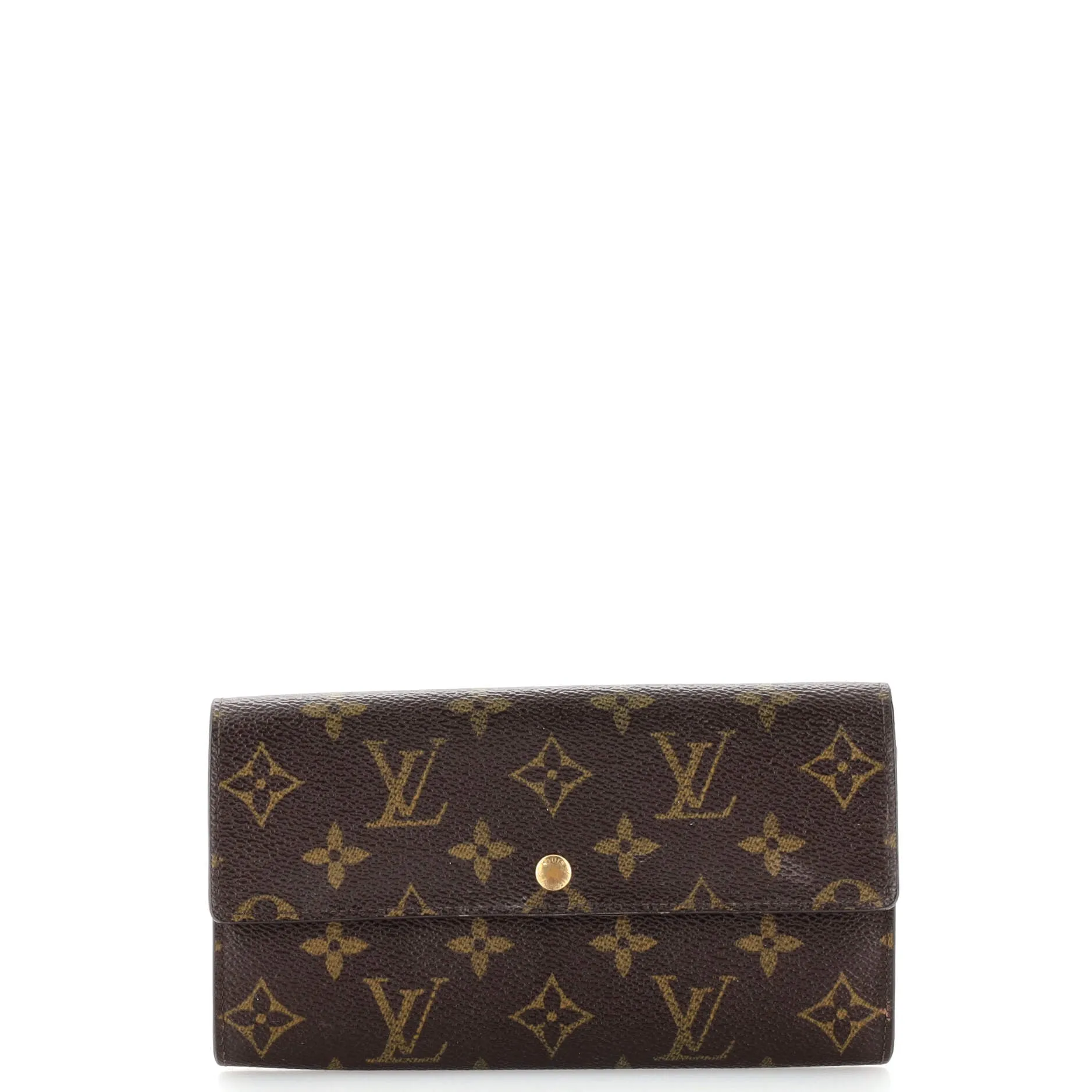 Designer Vintage Sarah Wallet Monogram Canvas