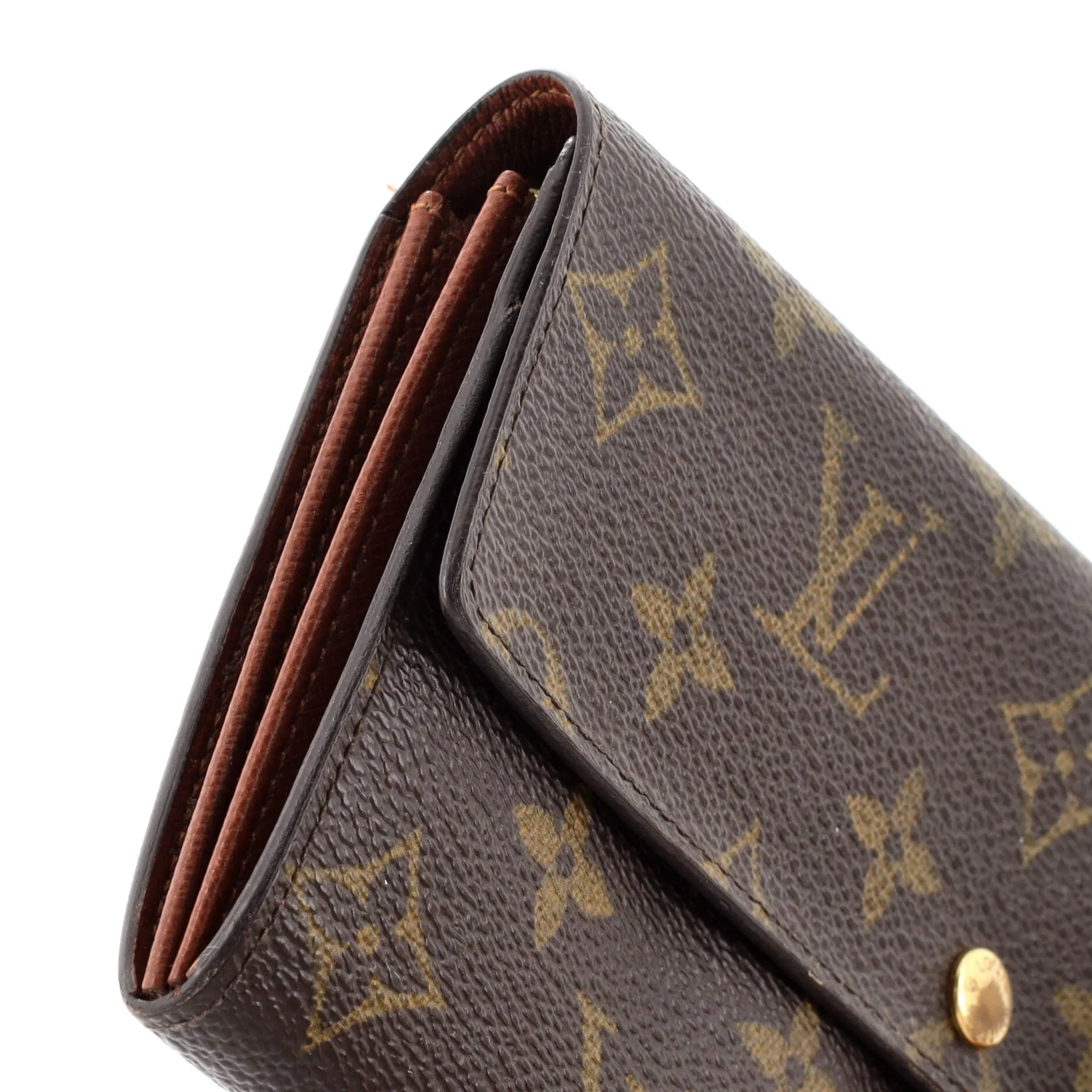 Designer Vintage Sarah Wallet Monogram Canvas