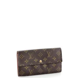 Designer Vintage Sarah Wallet Monogram Canvas