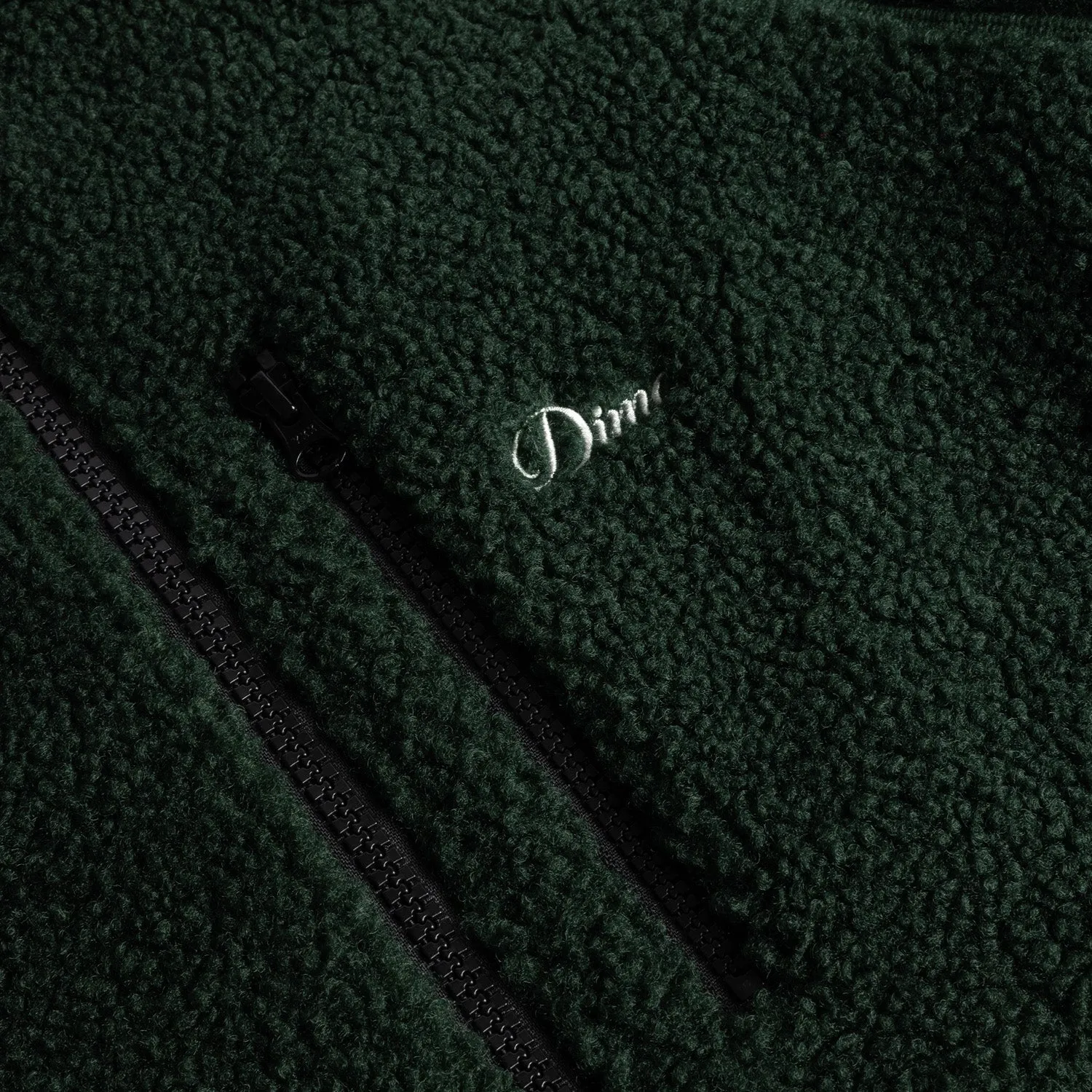 Dime Men Polar Fleece Sherpa Zip Forest
