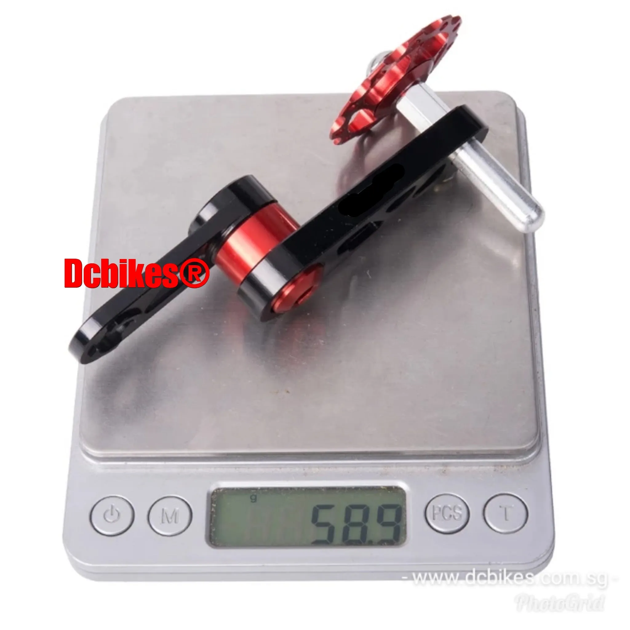 DJ Single Speed MTB Folding Bike Chain Tensioner Adjustable Pulley   Derailleur Jockey Wheel