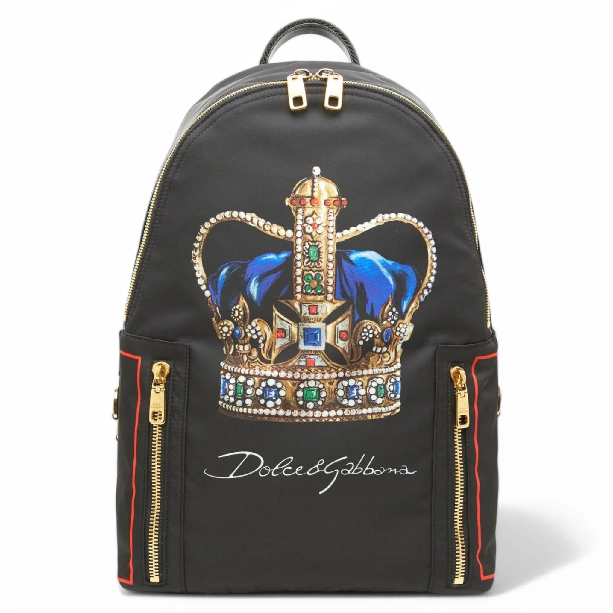 Dolce & Gabbana Crown Embellished Backpack