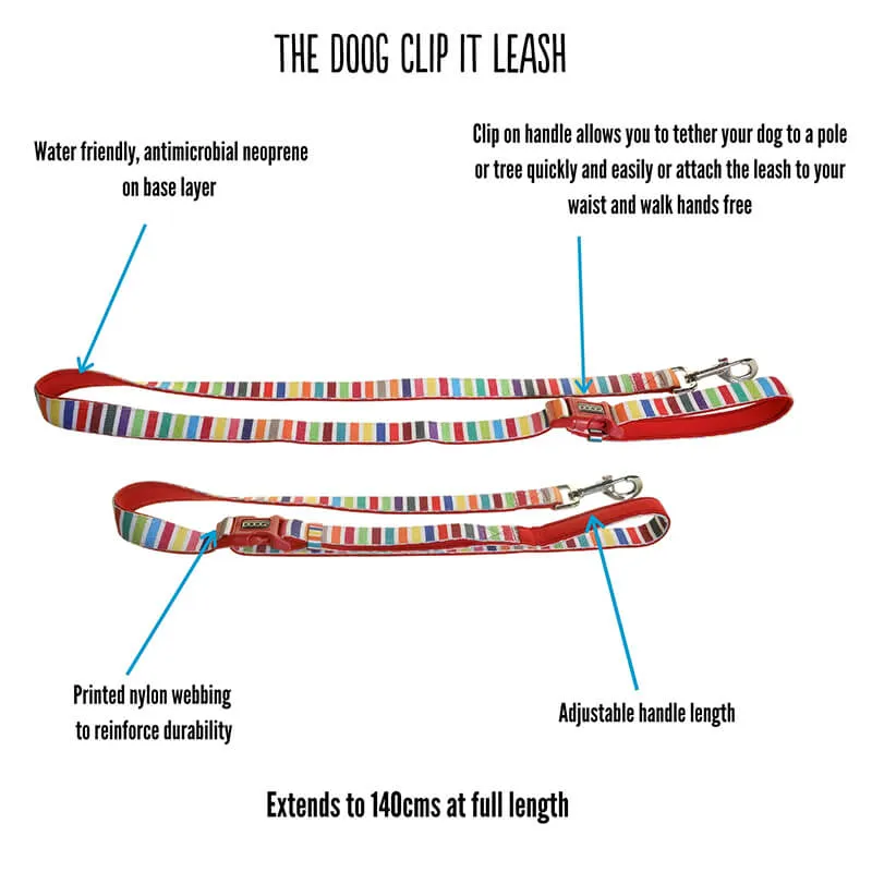 DOOG 'Clip-It' Neoprene Leash