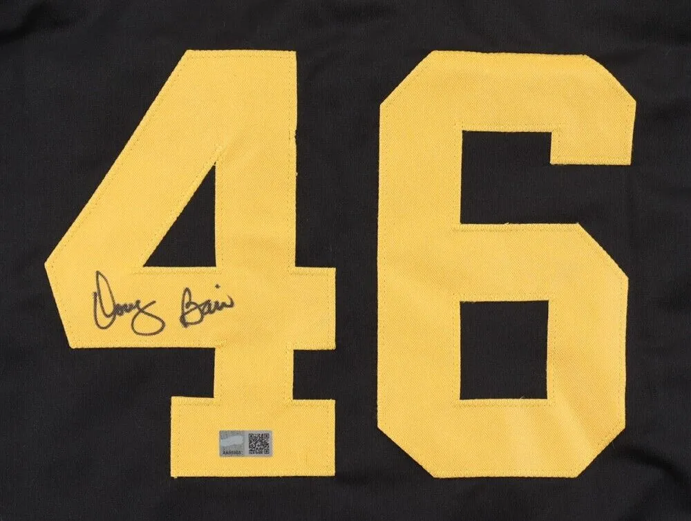 Doug Bair Signed Pittsburgh Pirates Jersey (TSE) 2xWorld Series Champion Pitcher