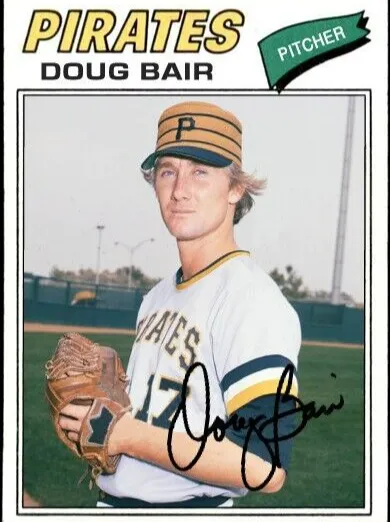 Doug Bair Signed Pittsburgh Pirates Jersey (TSE) 2xWorld Series Champion Pitcher
