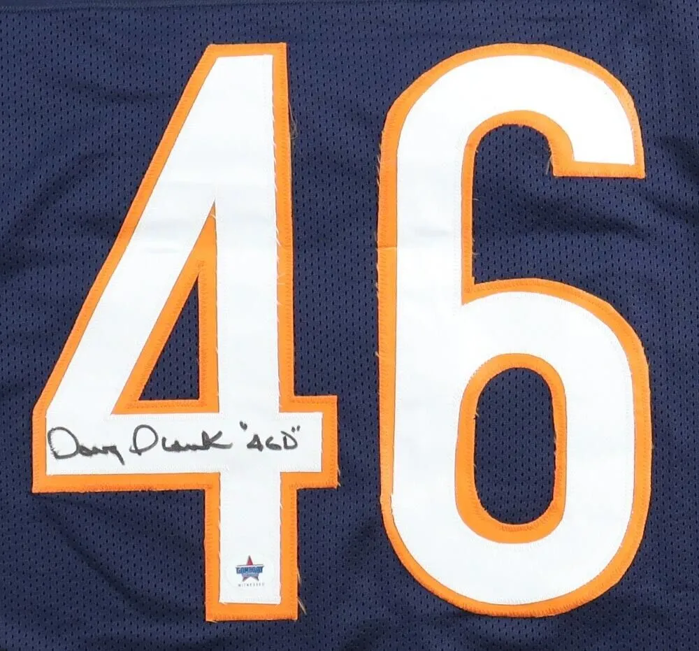 Doug Plank Signed Chicago Bears Jersey (Gameday) 1985 "46 Defense" Named for Him
