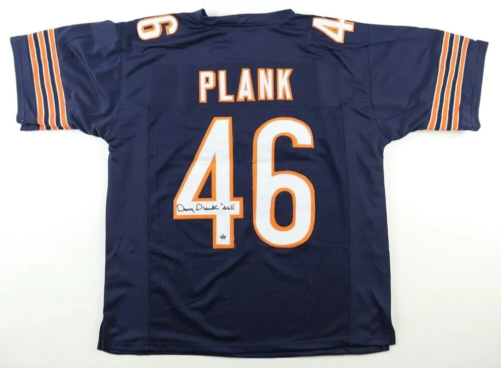 Doug Plank Signed Chicago Bears Jersey (Gameday) 1985 "46 Defense" Named for Him