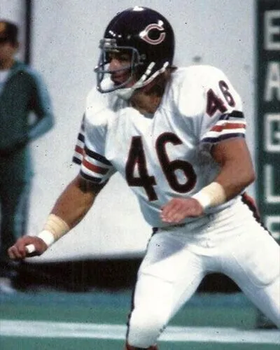 Doug Plank Signed Chicago Bears Jersey (Gameday) 1985 "46 Defense" Named for Him