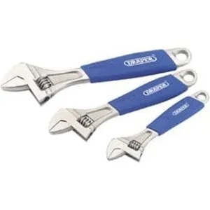 Draper Crescent-Type Adjustable Wrench Set (3 Piece) Dr-88598