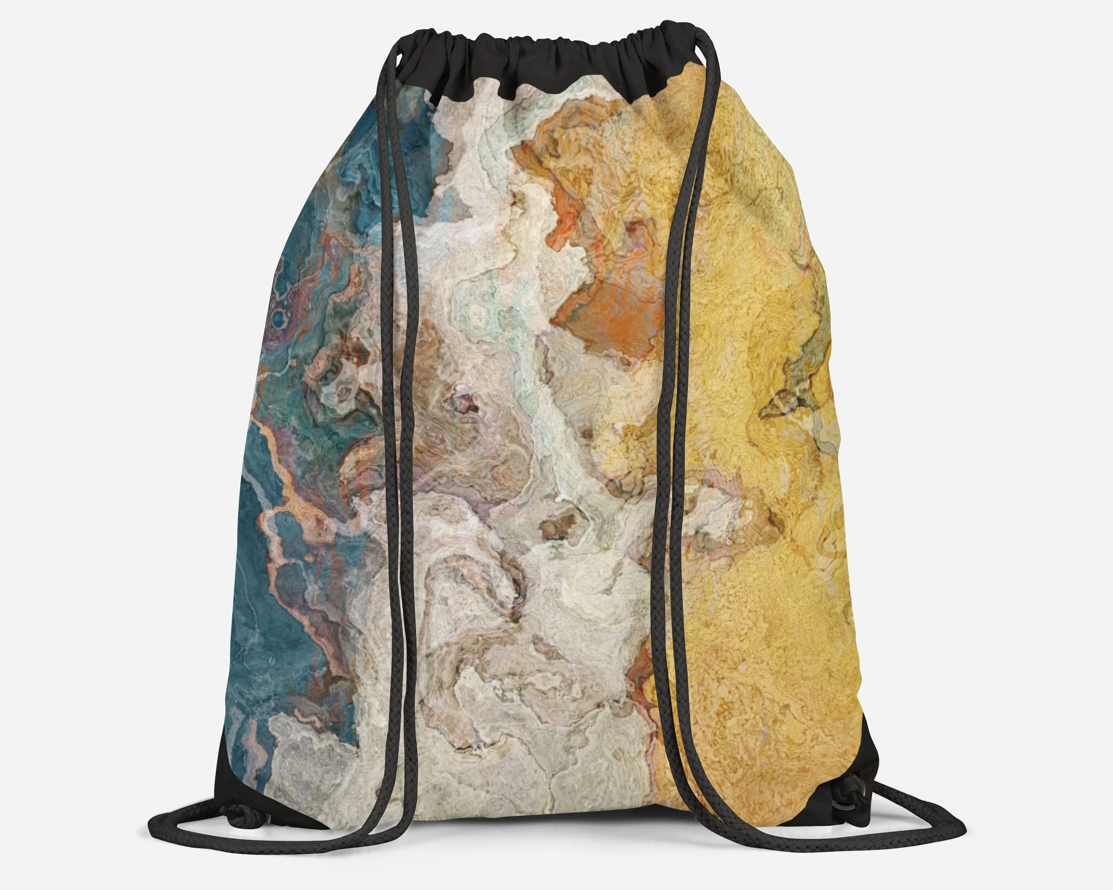 Drawstring Sling Bag, Rock Solid