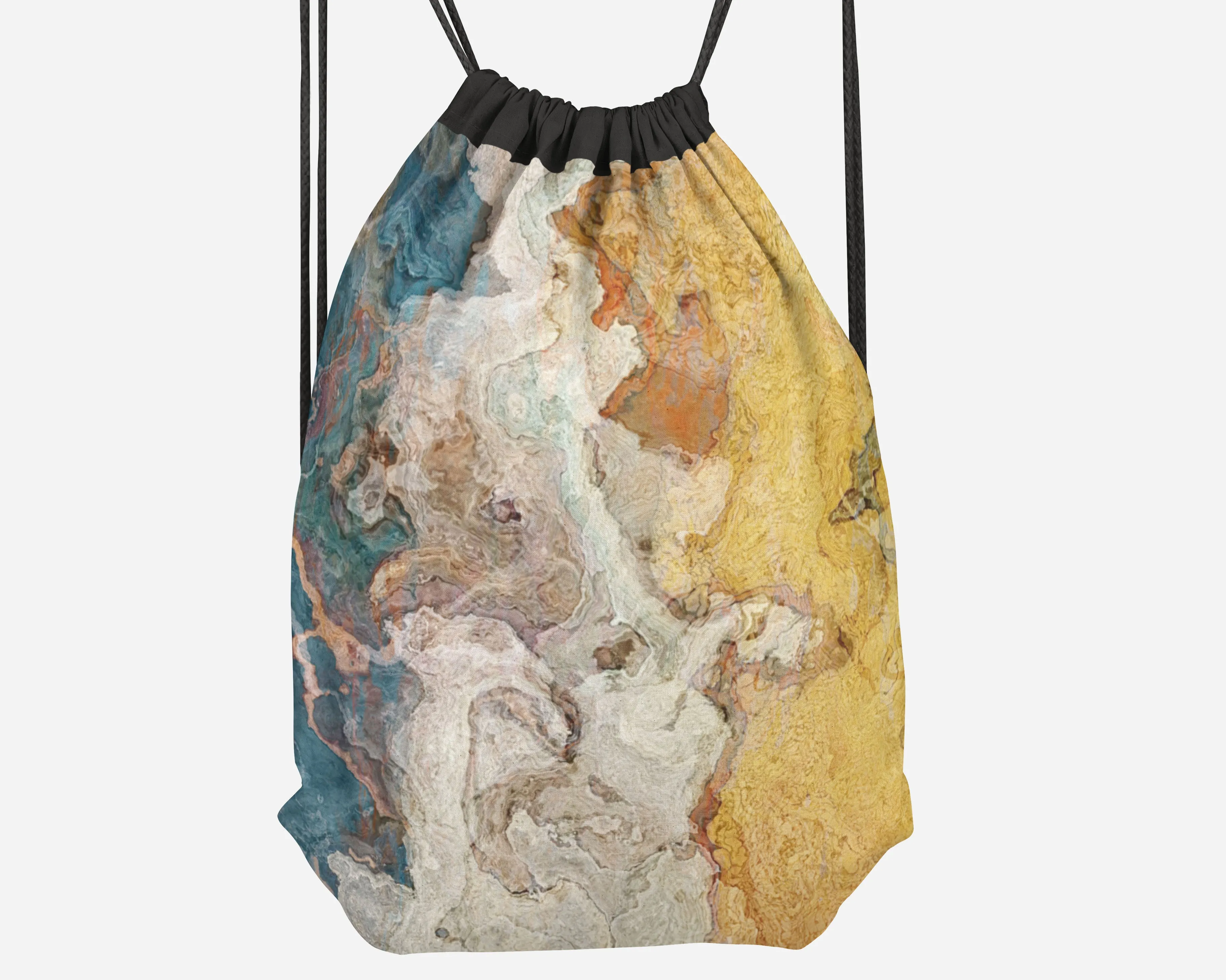 Drawstring Sling Bag, Rock Solid
