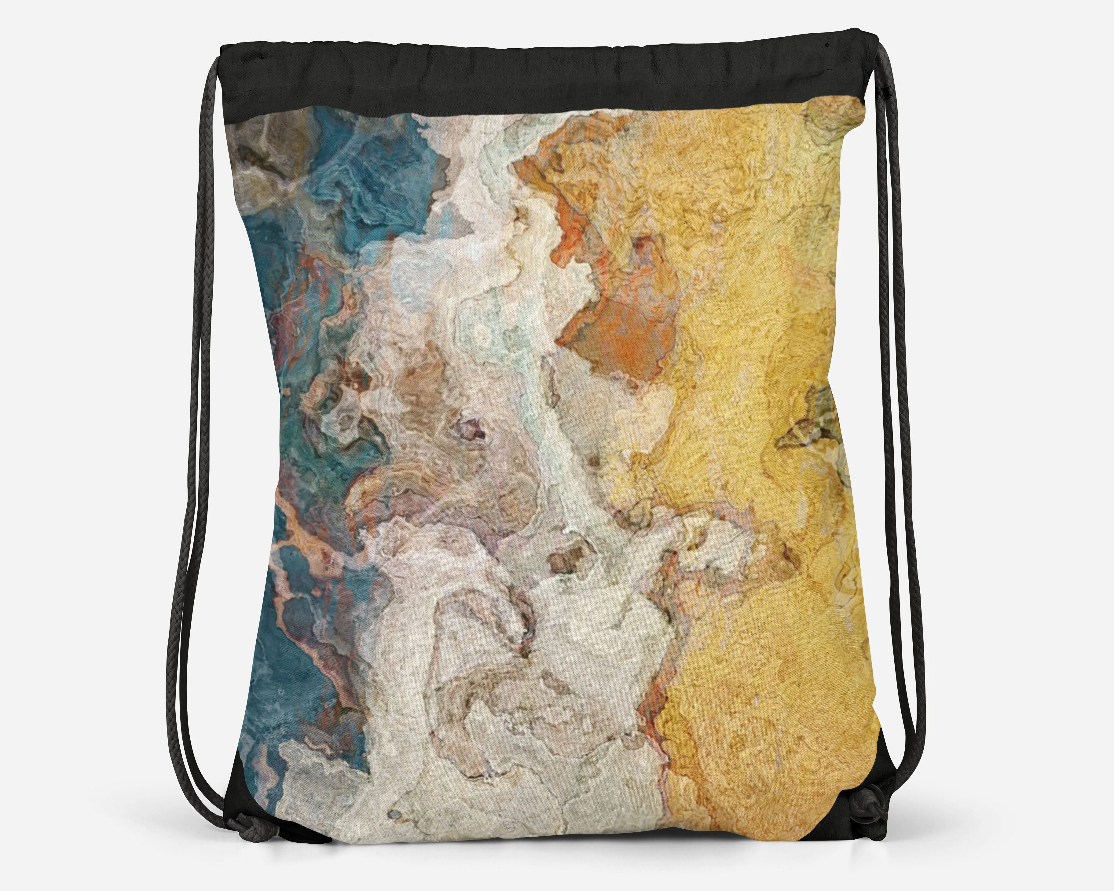 Drawstring Sling Bag, Rock Solid