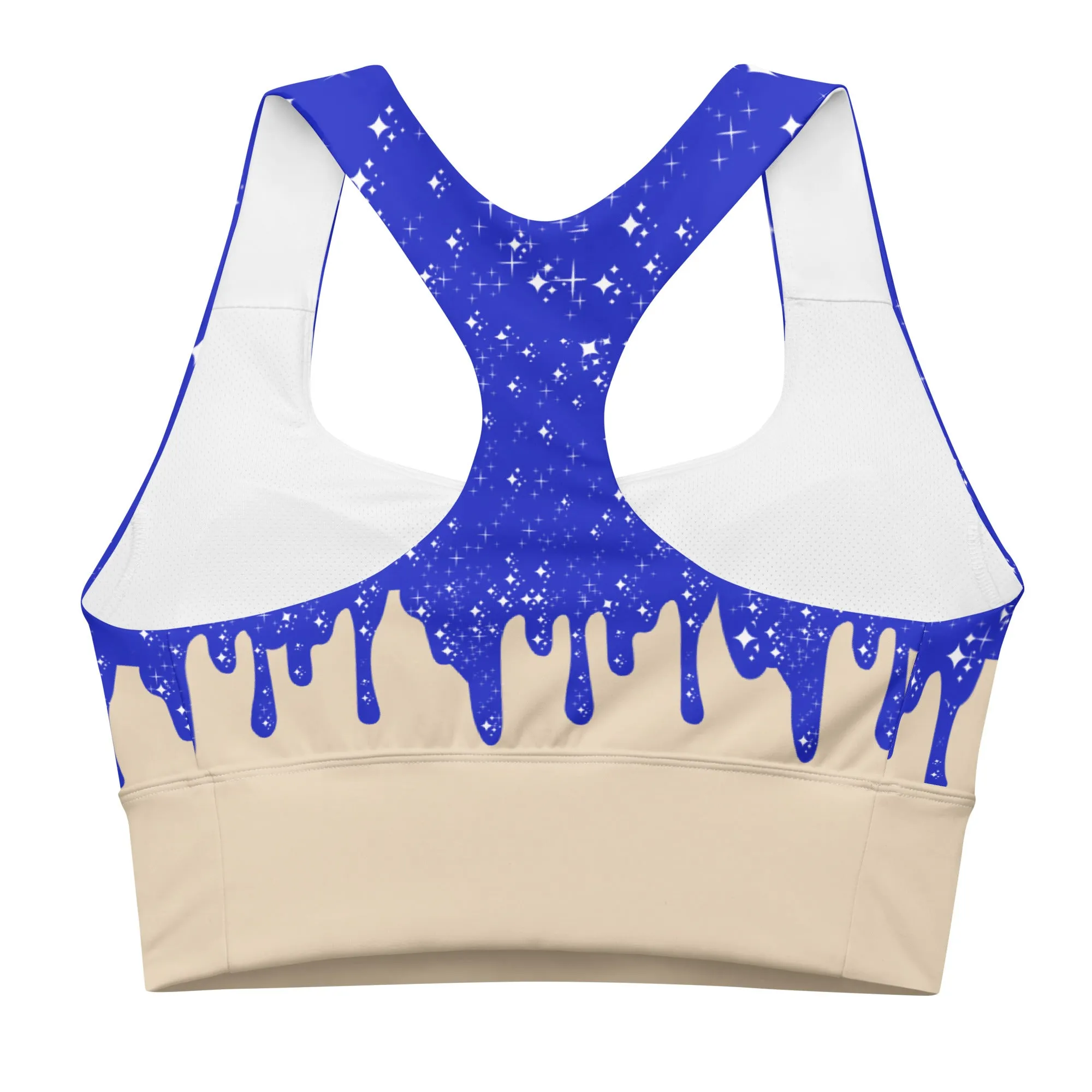 Drip Series -  Cosmic Latte - Longline sports bra