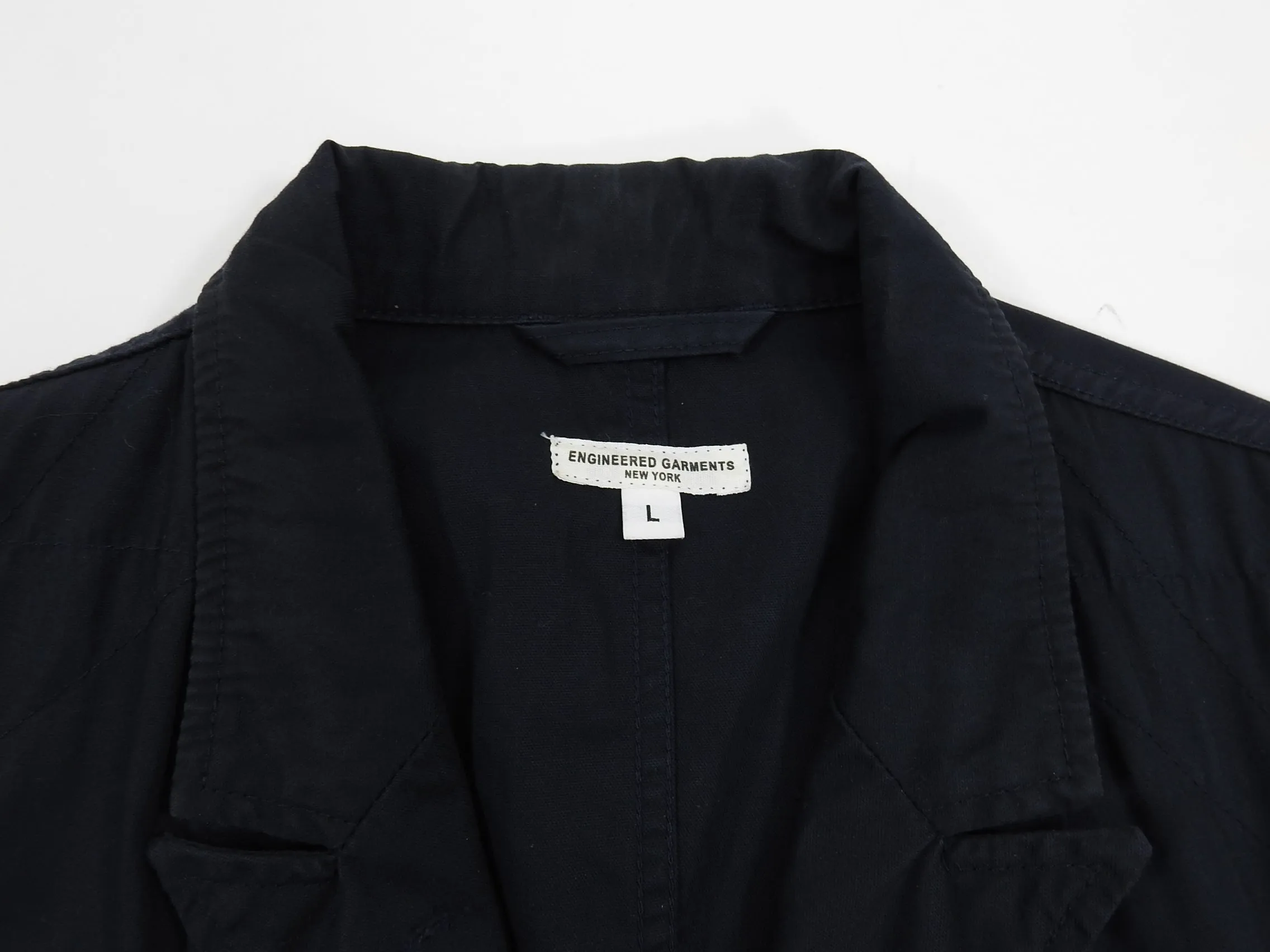 Engineered Garments Dark Navy Twill Bedford Jacket - M