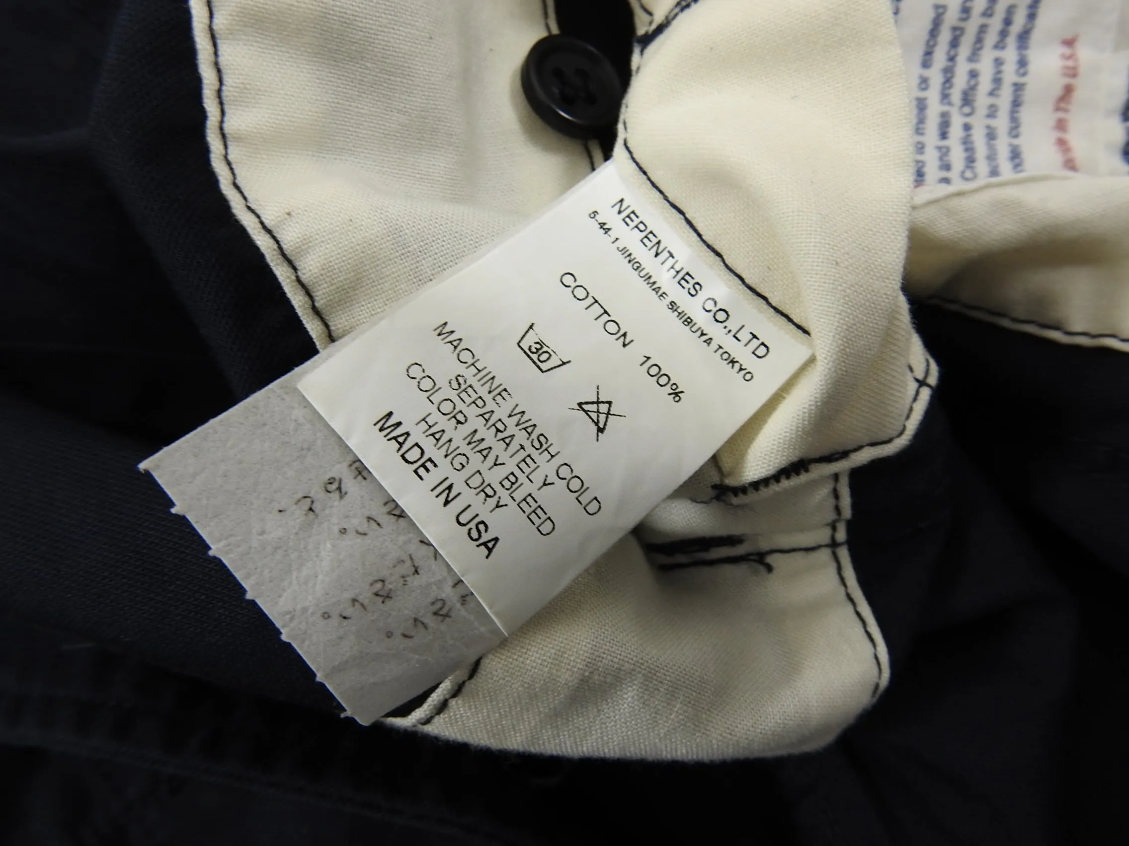 Engineered Garments Dark Navy Twill Bedford Jacket - M
