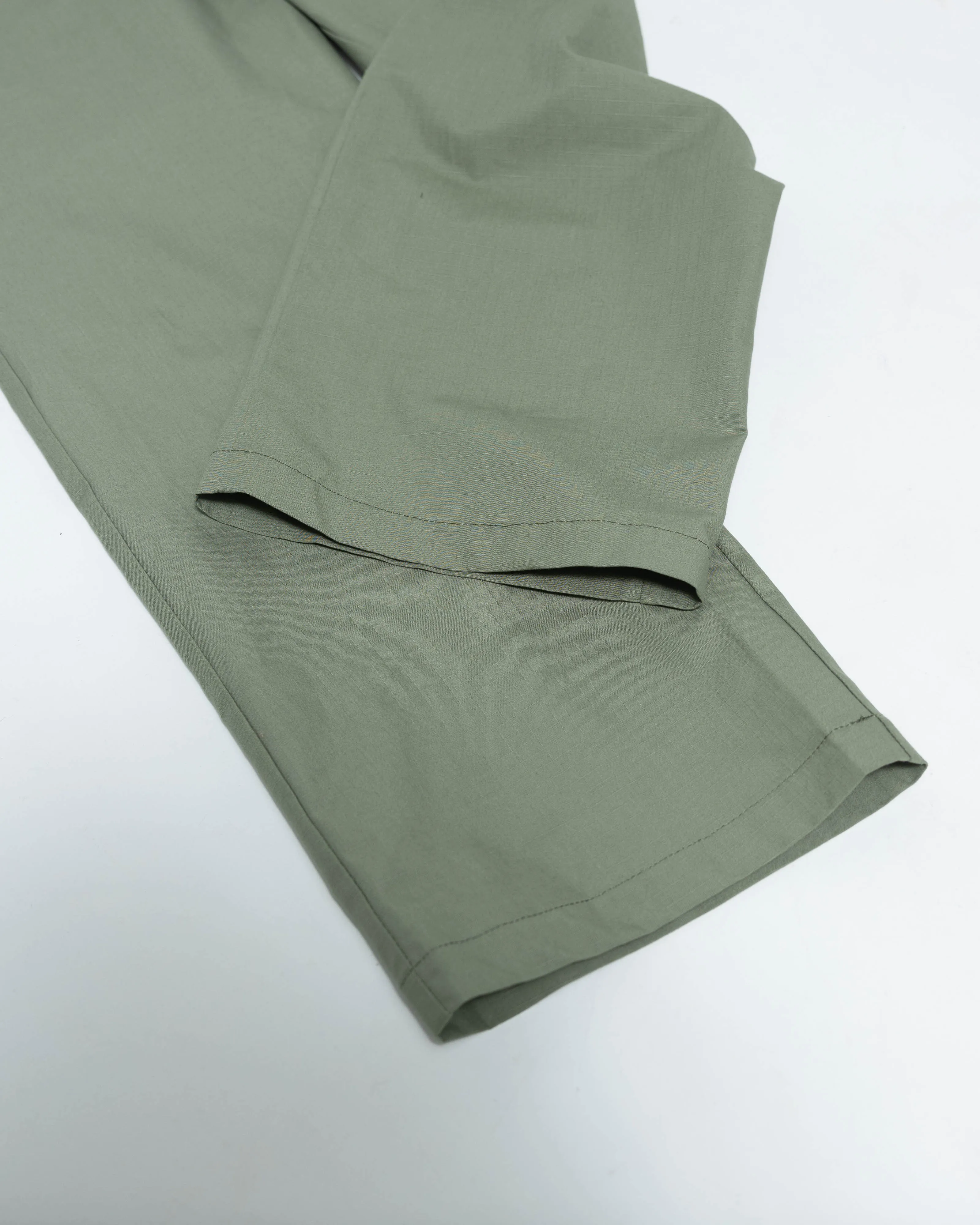 Everyday Pant - Green Cotton Ripstop