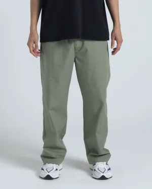 Everyday Pant - Green Cotton Ripstop