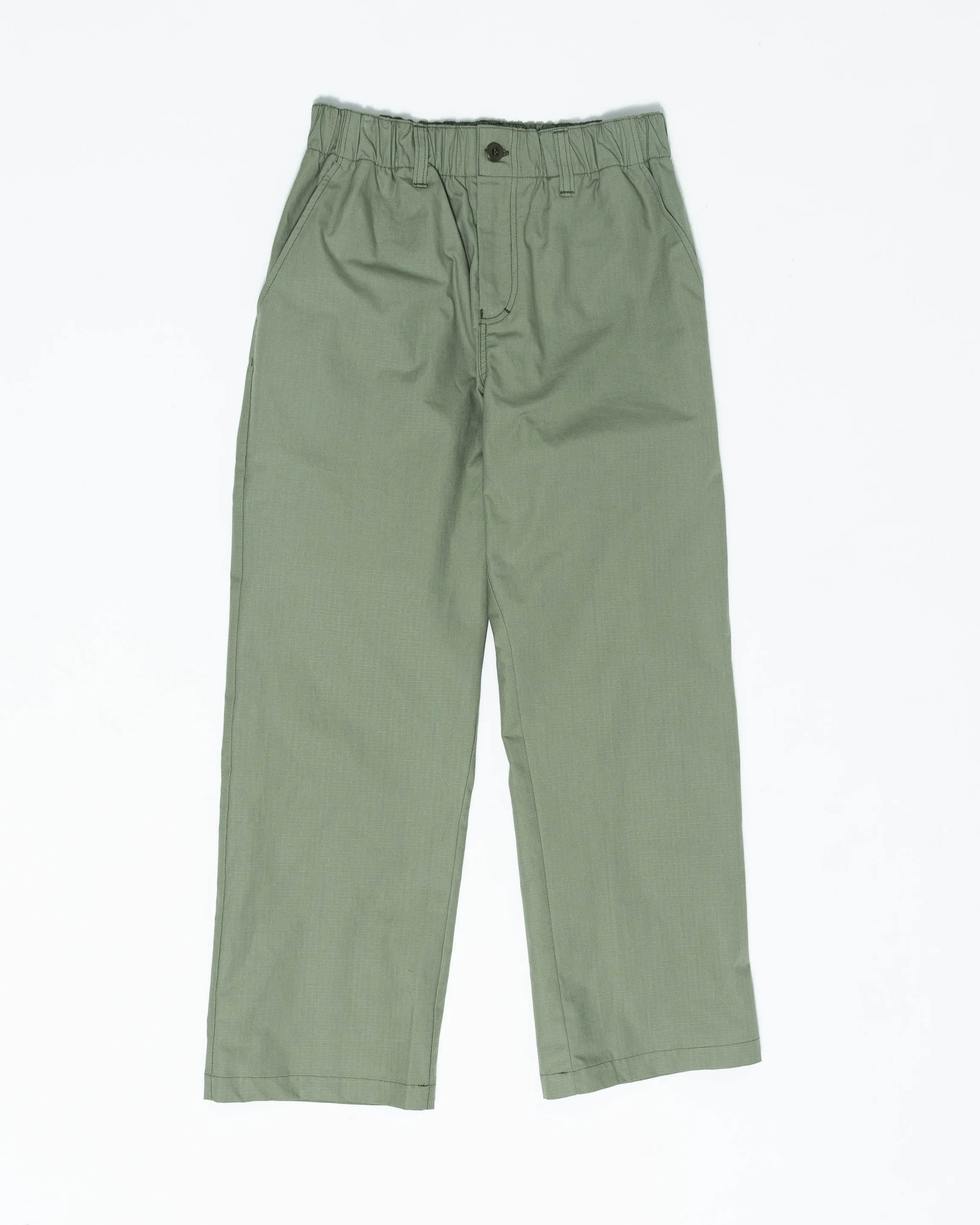 Everyday Pant - Green Cotton Ripstop