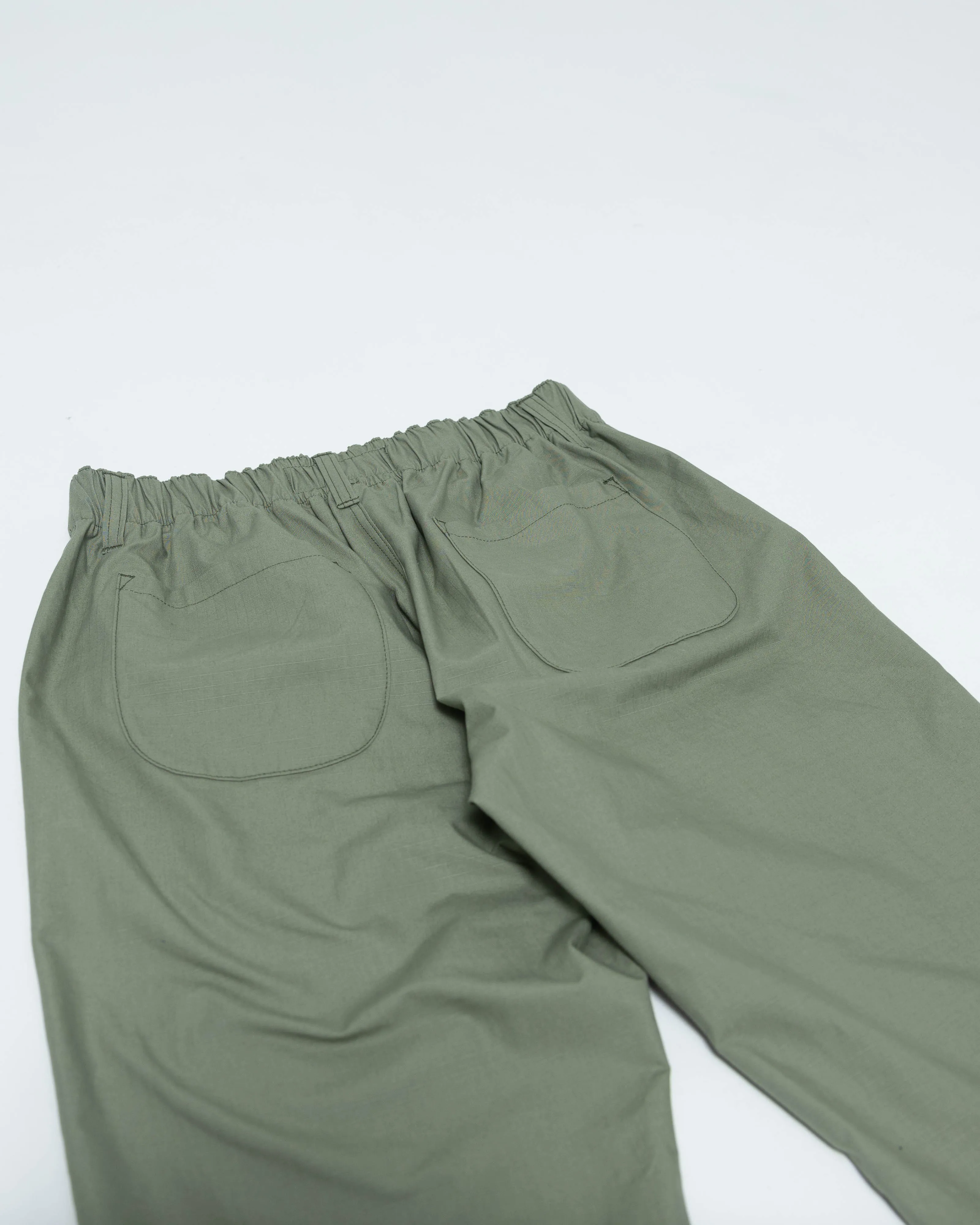 Everyday Pant - Green Cotton Ripstop